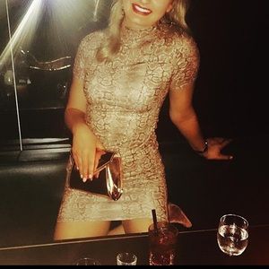 Snake Skin Print Dress